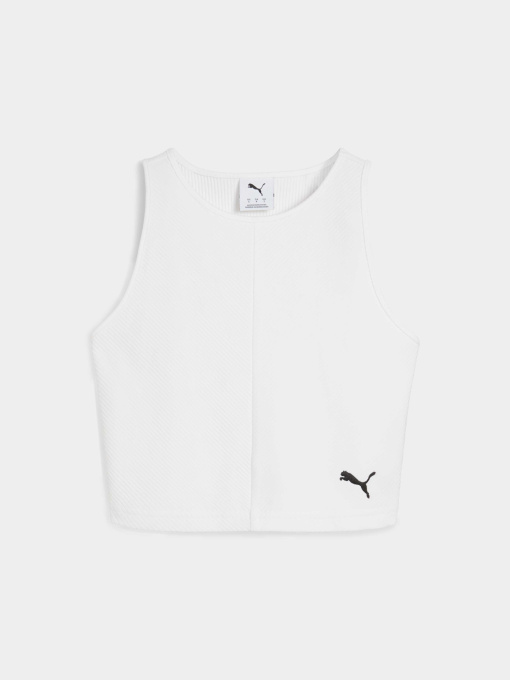 Футболки і поло PUMA Wardrobe Ess Ribbed Crop Top модель 629765 Фото