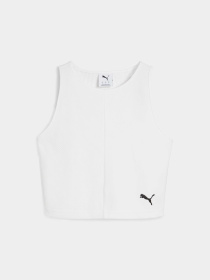 Футболки і поло PUMA Wardrobe Ess Ribbed Crop Top модель 629765 Фото