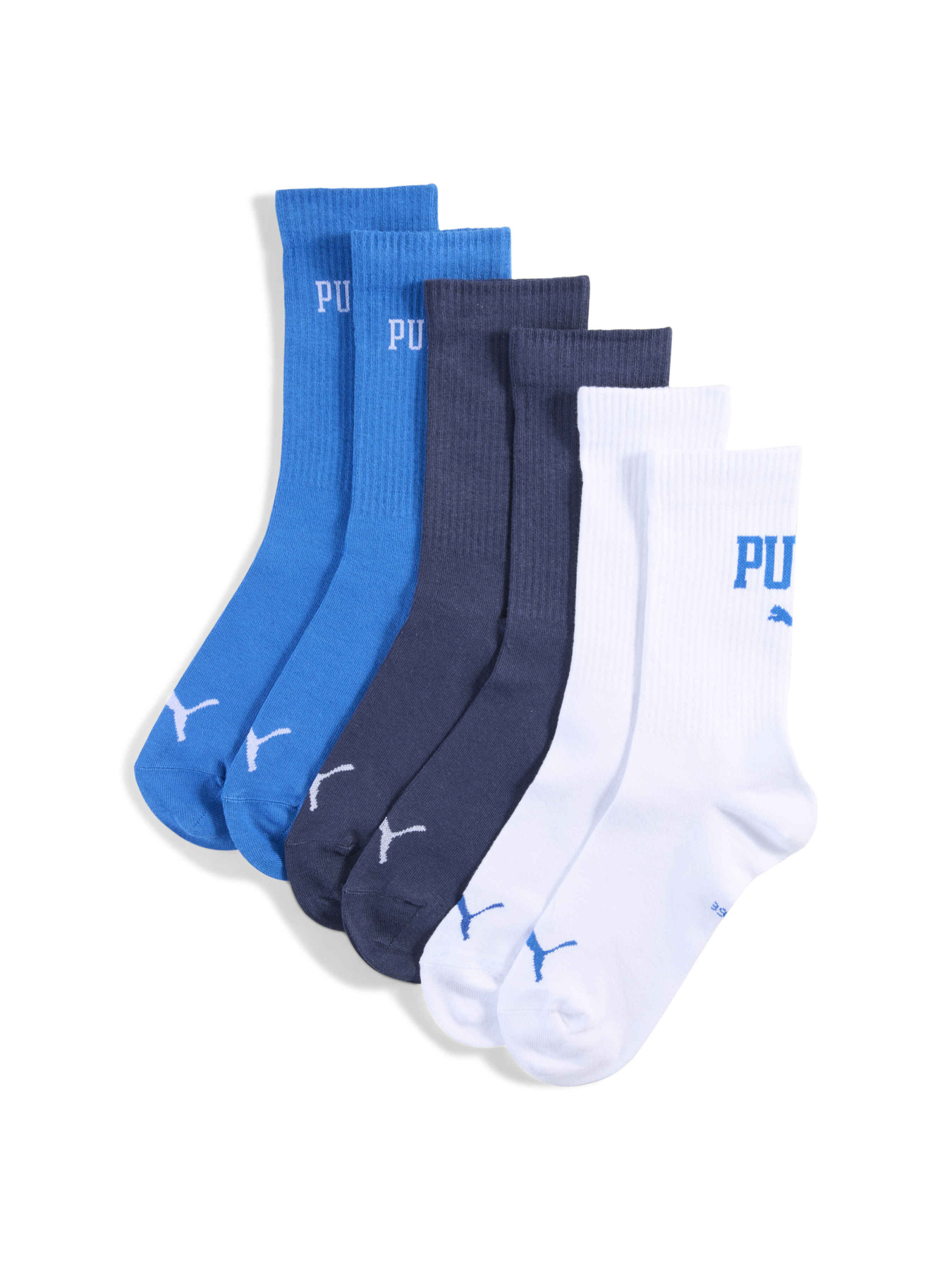 Носки и гольфы PUMA Unisex Logo Crew 3p модель 938632 Фото