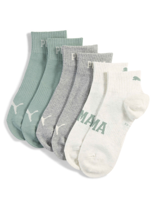 Носки и гольфы PUMA Unisex Logo Quarter 3p модель 938636 Фото