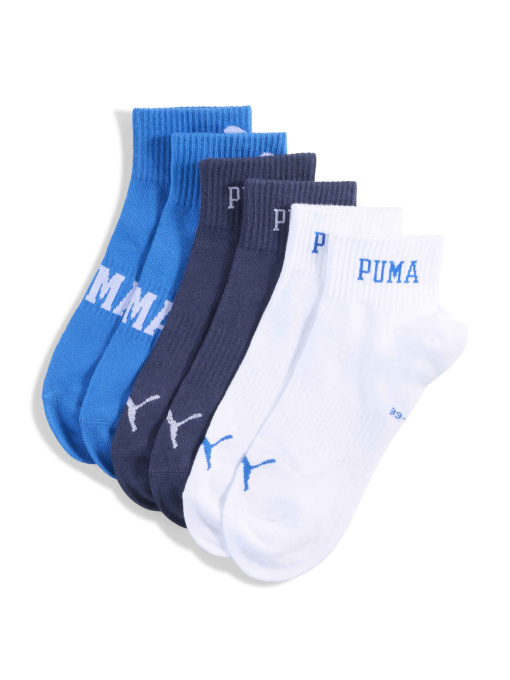 Носки и гольфы PUMA Unisex Logo Quarter 3p модель 938636 Фото