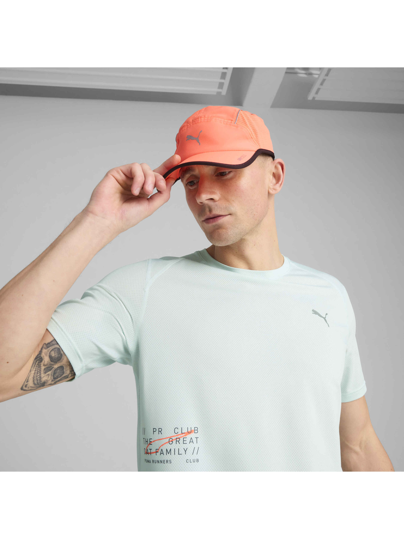 Шапки та кепки PUMA Runner 5 Panel Cap модель 026167 Фото