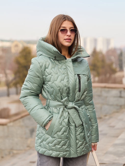 Куртки и дубленки MilaNova модель Куртка К-320 оливка Фото