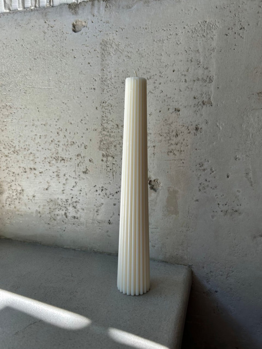 Свеча фигурная "Конус" из натурального оливкового воска Candle Design модель 110.1018 Фото