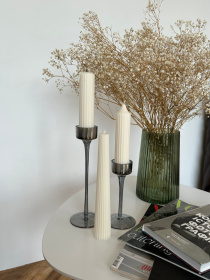 Свічка фігурна "Конус" з натурального оливкового воску Candle Design модель 110.1018 Фото