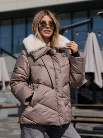 Куртки и дубленки MilaNova модель Куртка К-350 капучино Фото