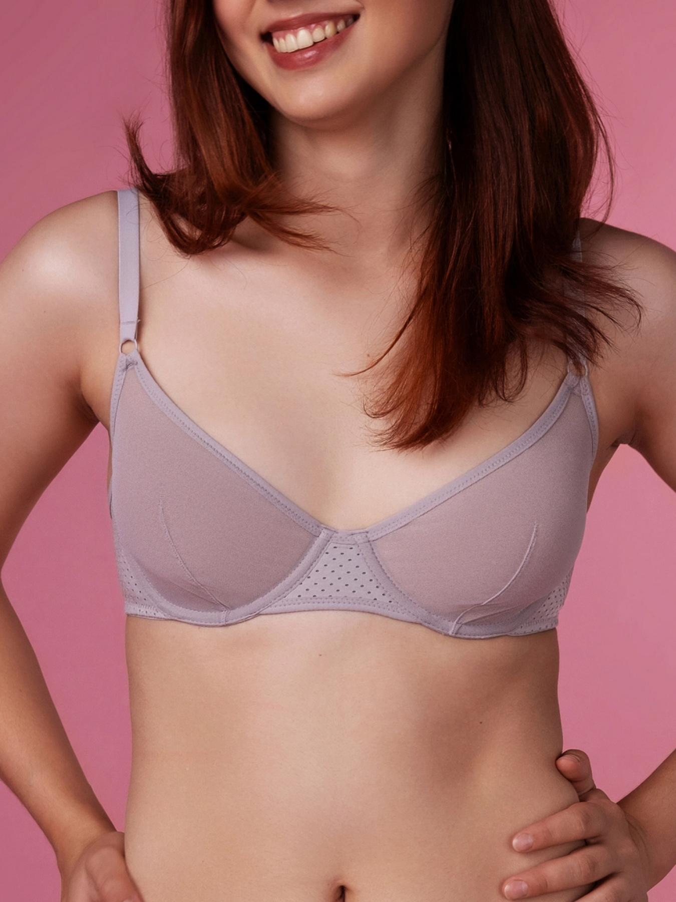 Нижнее белье Brabrabra модель SLZ24701074_Gray-Lilac Фото