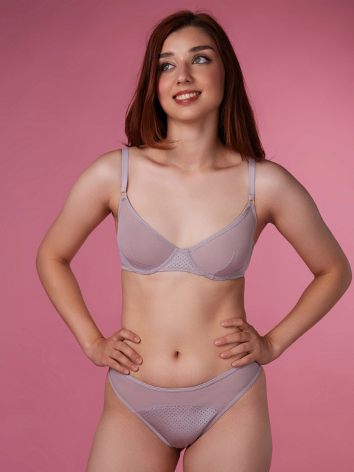 Нижнее белье Brabrabra модель SLZ24701074_Gray-Lilac Фото