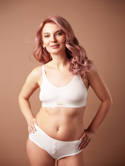 Нижня білизна Brabrabra модель SLZ25301006_Ivory Фото