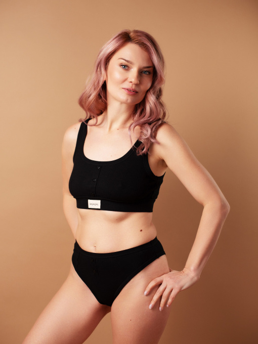 Нижня білизна Brabrabra модель SLZ25301009_Black Фото
