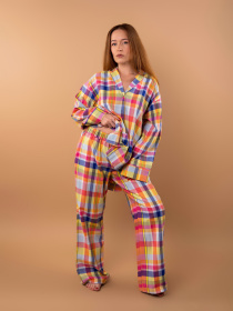 Одяг для дому та сну Brabrabra модель HOM2418010_Colorful-Check Фото