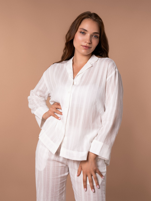 Одежда для дома и сна Brabrabra модель HOM2420004_White Фото