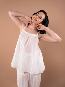 Одяг для дому та сну Brabrabra модель HOM2420006_White Фото