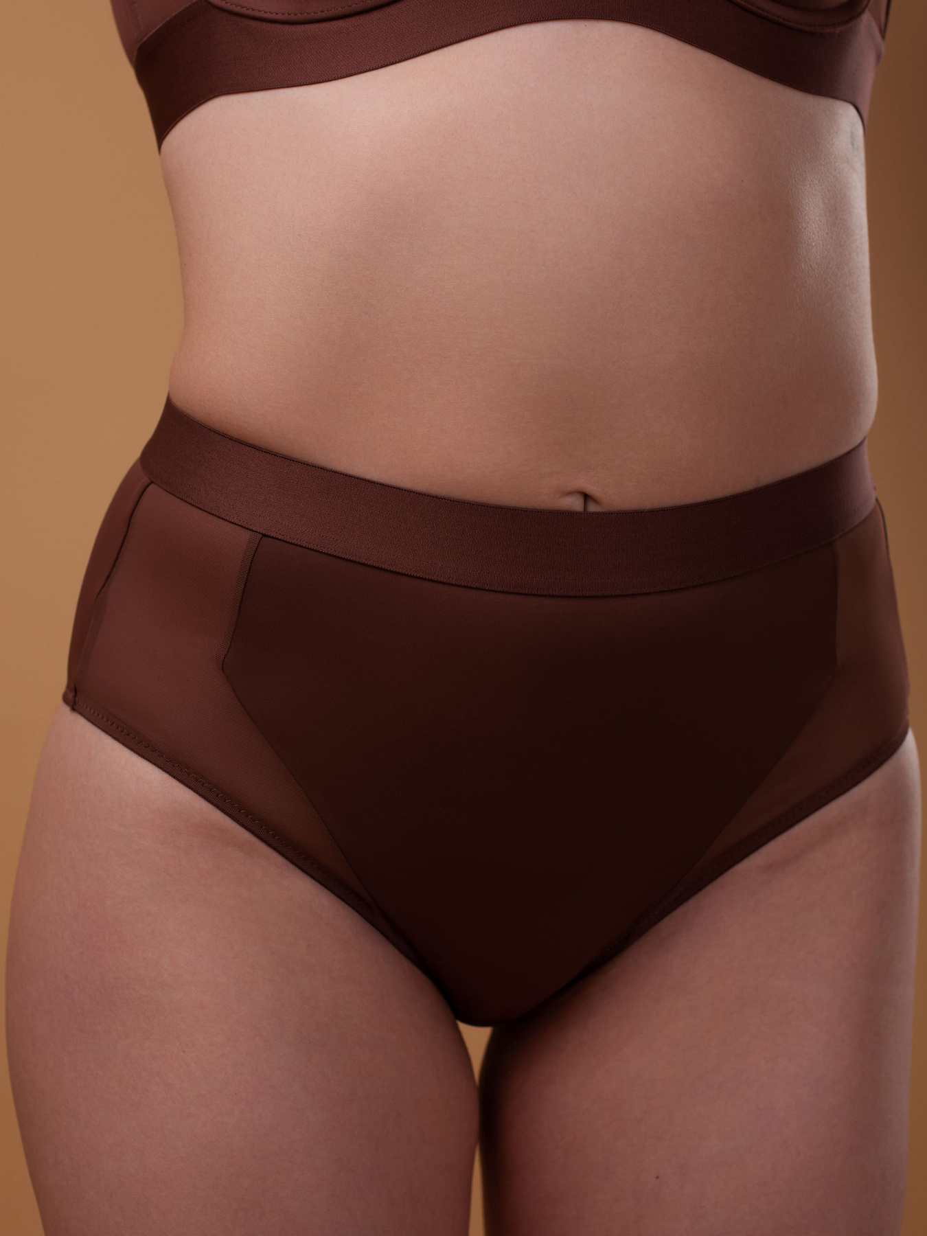 Нижня білизна Brabrabra модель SLZ22102101_Brown Фото