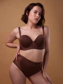 Нижня білизна Brabrabra модель SLZ22102101_Brown Фото