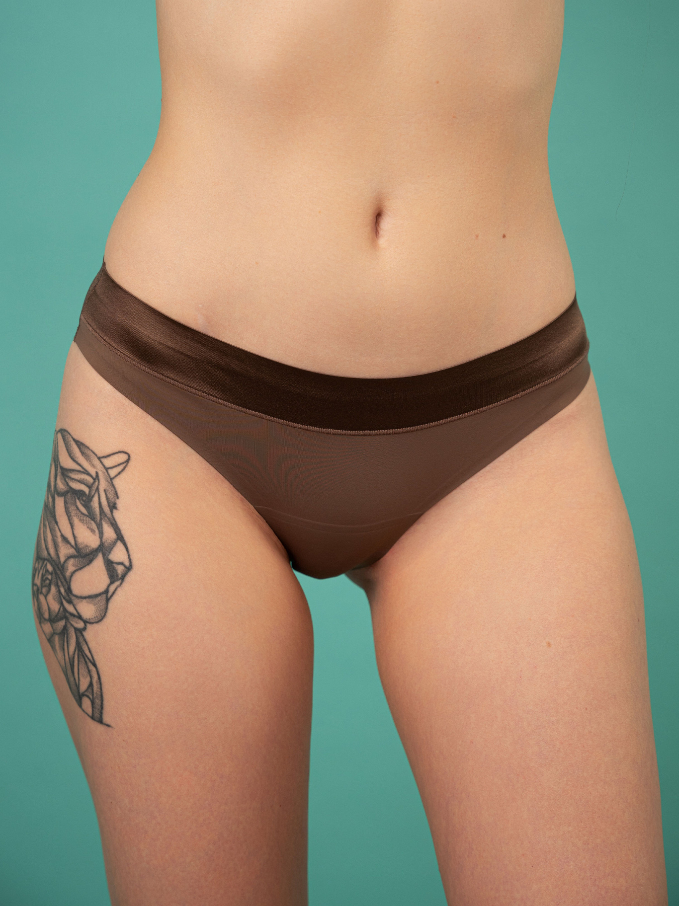 Нижня білизна Brabrabra модель SLZ24202201_Dark-Brown Фото