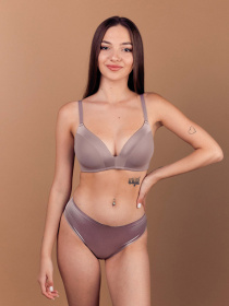 Нижнее белье Brabrabra модель SLZ24202303_Gray-Lilac Фото
