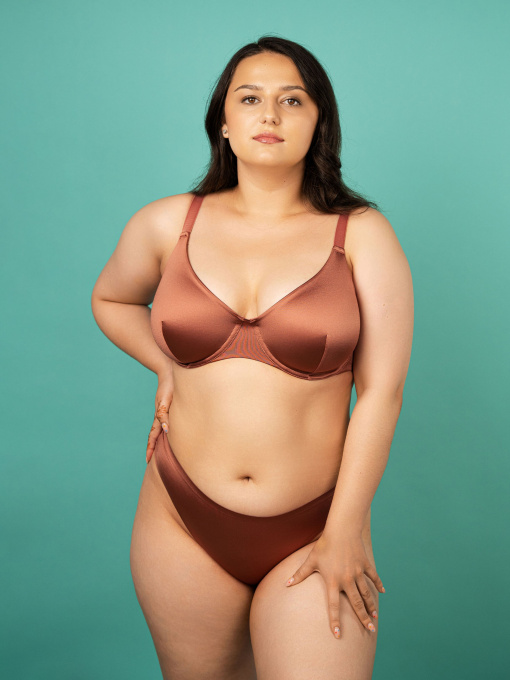Нижнее белье Brabrabra модель SLZ24202305_Terracotta Фото