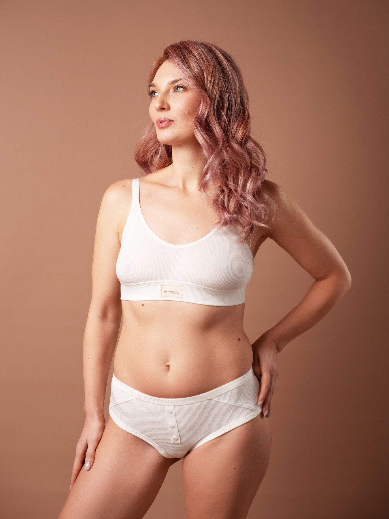 Нижня білизна Brabrabra модель SLZ25302003_Ivory Фото