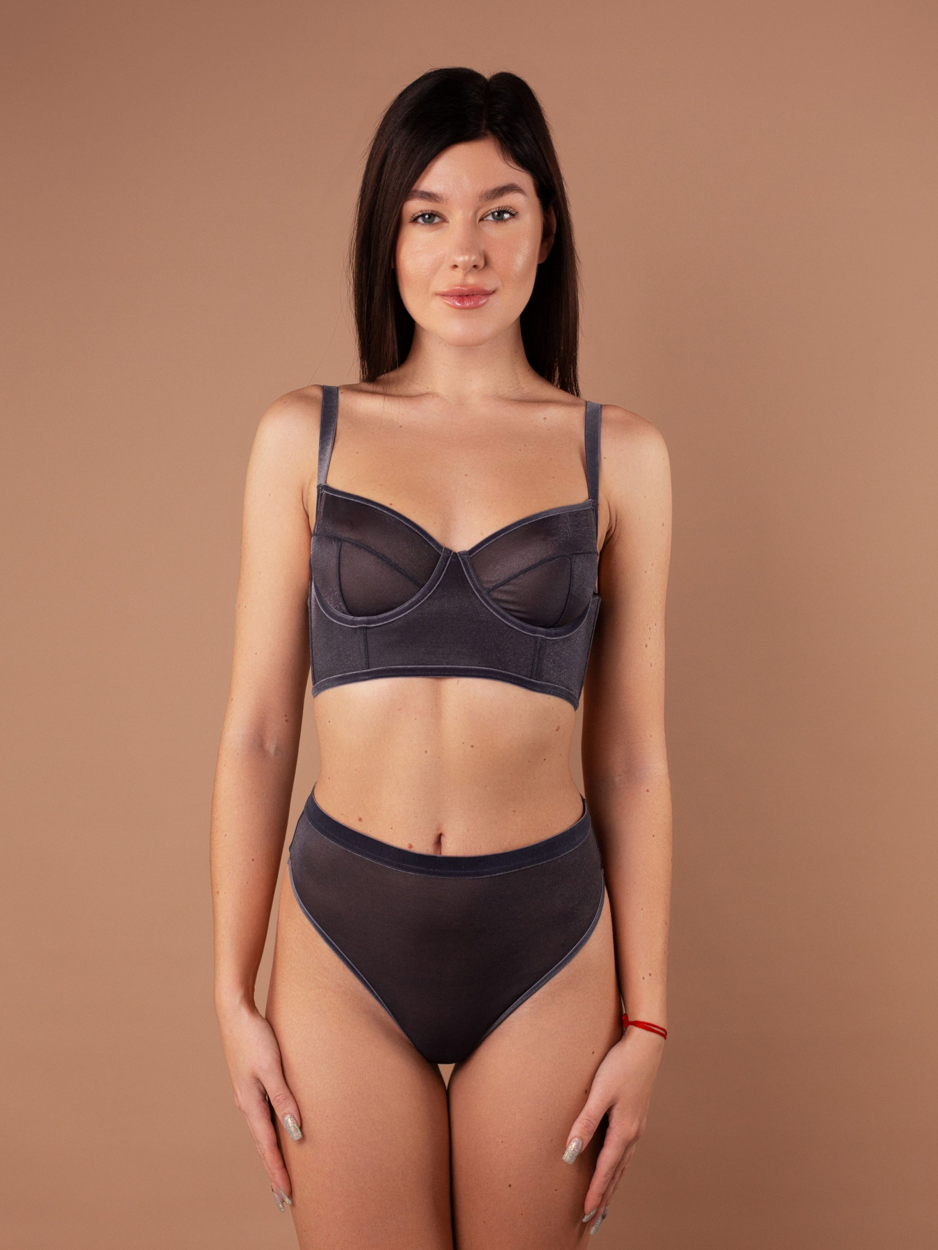 Нижнее белье Brabrabra модель SLZ25502102_Dark-Gray Фото