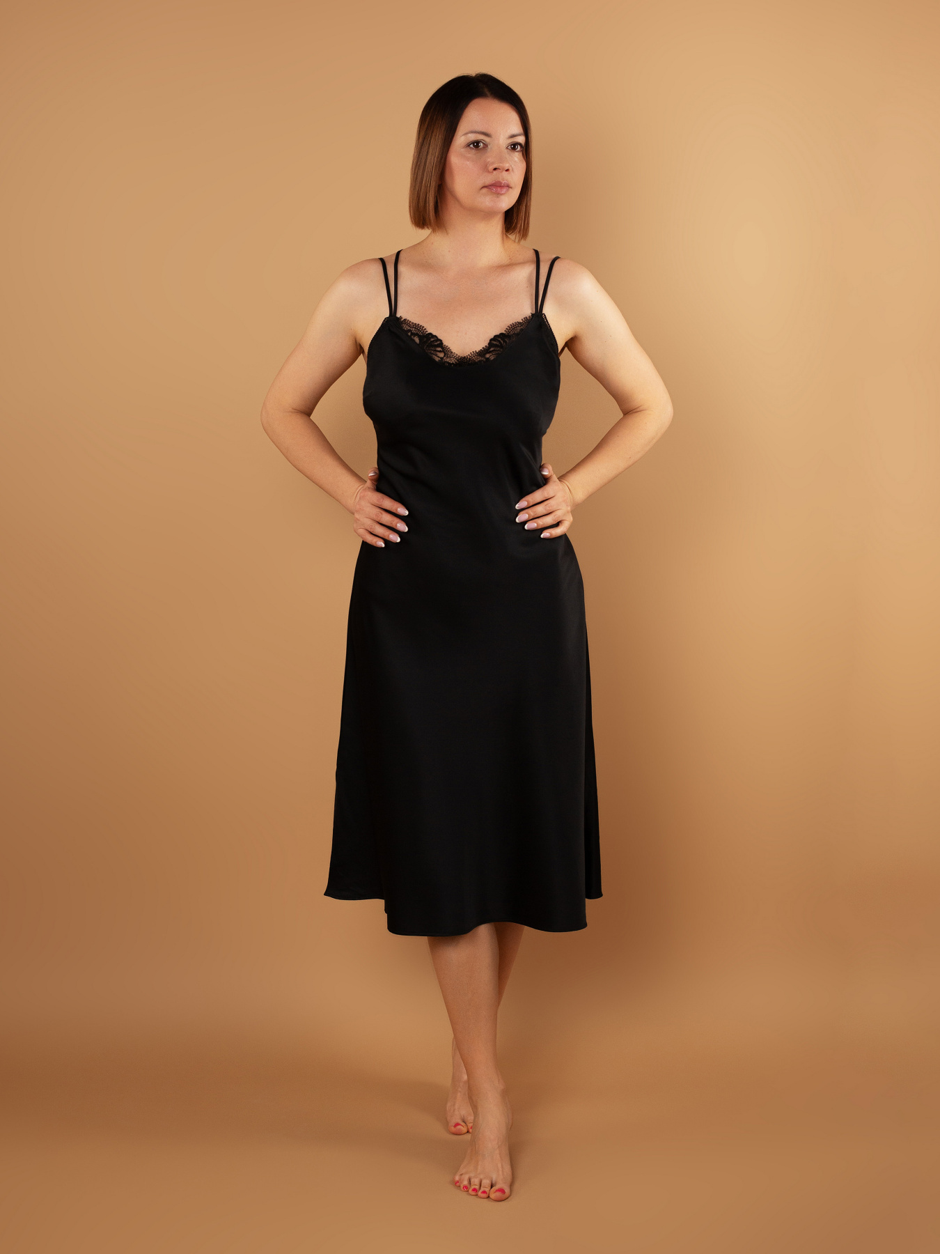 Одяг для дому та сну Brabrabra модель SLZ25803001_Black Одяг для дому та сну Brabrabra модель SLZ25803001_Black Фото