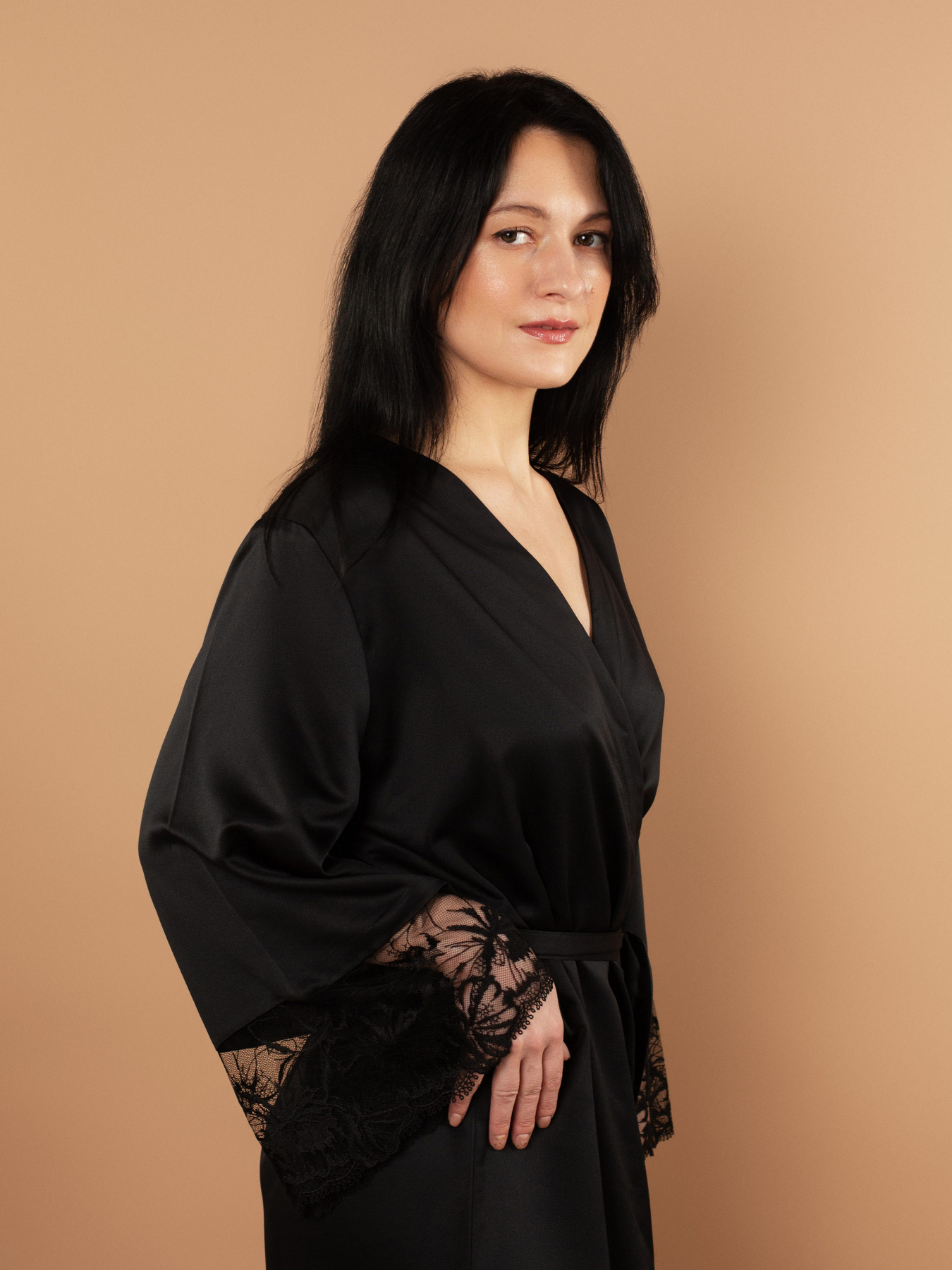Одяг для дому та сну Brabrabra модель SLZ25805001_Black Одяг для дому та сну Brabrabra модель SLZ25805001_Black Фото