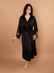Одяг для дому та сну Brabrabra модель SLZ25805001_Black Фото