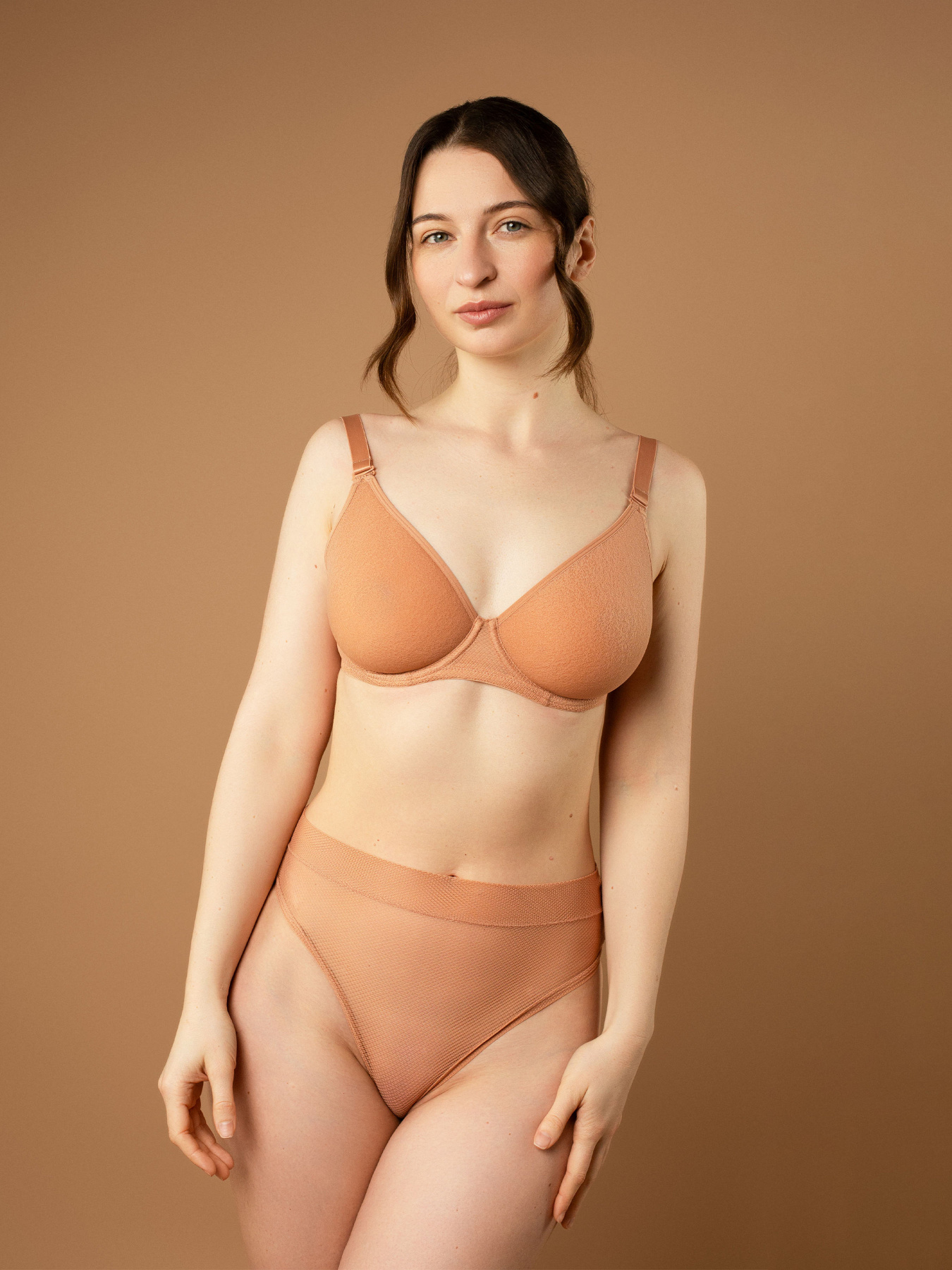 Нижня білизна Brabrabra модель SLZ26202321_Caramel Нижня білизна Brabrabra модель SLZ26202321_Caramel Фото