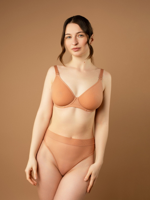 Нижня білизна Brabrabra модель SLZ26202321_Caramel Фото