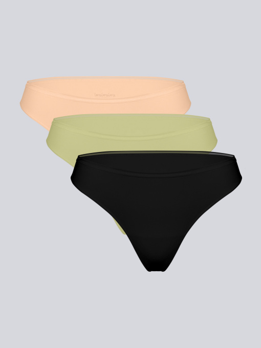 Нижнее белье Brabrabra модель SLZ26902002_khaki.beige.black Фото
