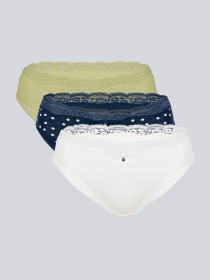 Нижня білизна Brabrabra модель SLZ26902011_print.khaki.white Фото
