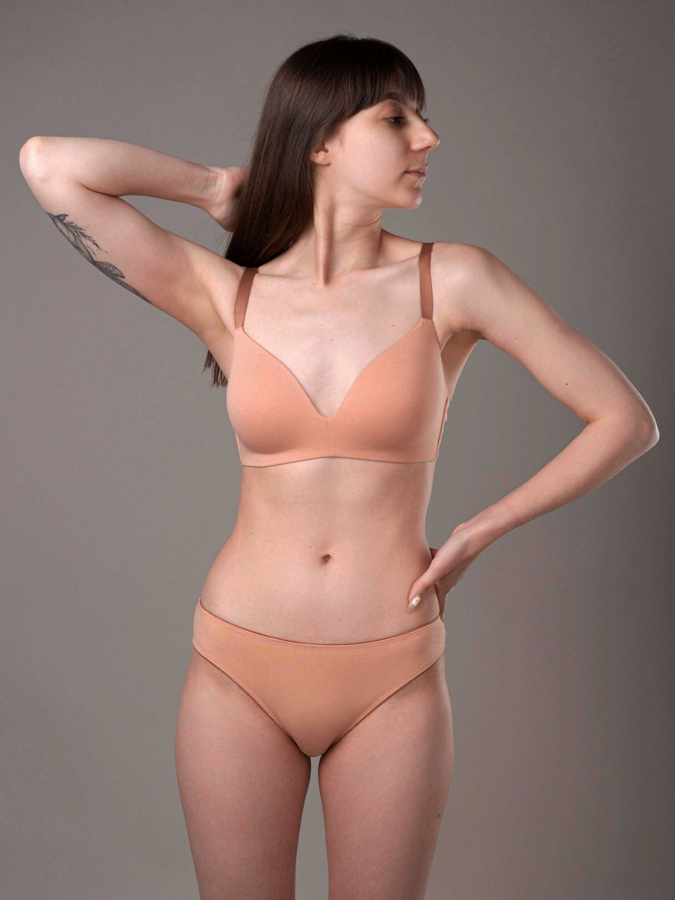 Нижнее белье Brabrabra модель SLZ25402011_2_Gray-Melange.Caramel Фото