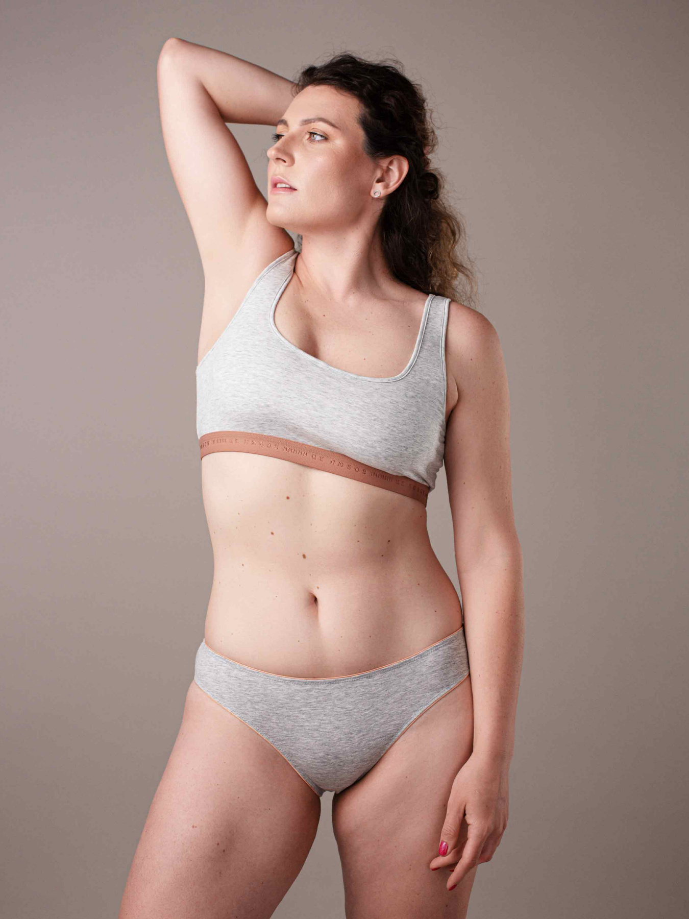 Нижнее белье Brabrabra модель SLZ25402011_2_Gray-Melange.Caramel Фото