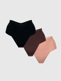 Нижнее белье Brabrabra модель SLZ26702004_3_black.taupe.dark-nude Фото