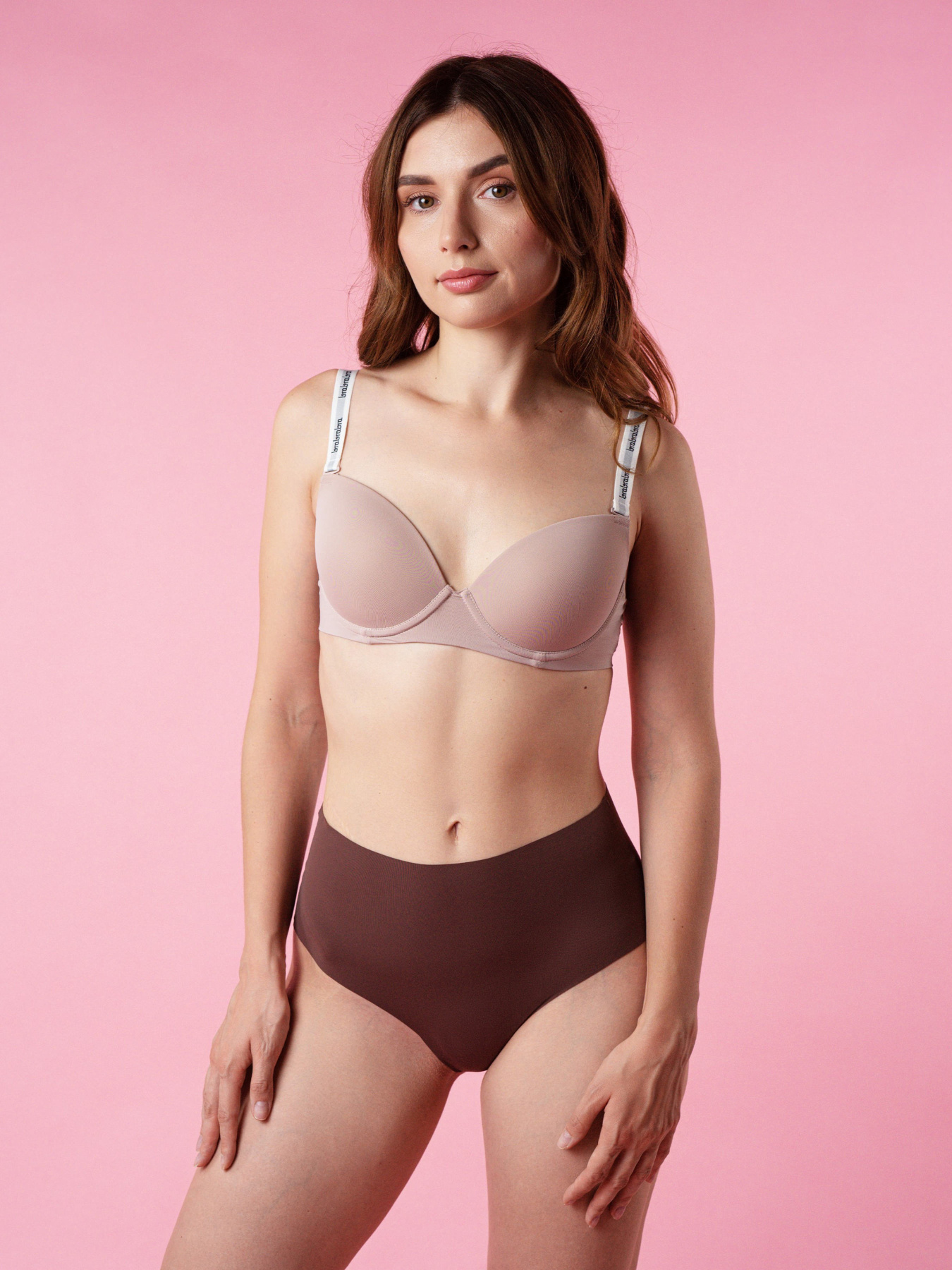 Нижня білизна Brabrabra модель SLZ26702104_3_black.taupe.dark-nude Фото
