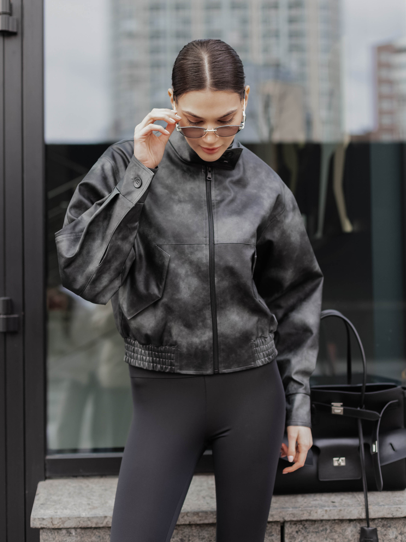 Куртки та дублянки Jadone Fashion модель Kurtka_Vynd_hrafyt Фото