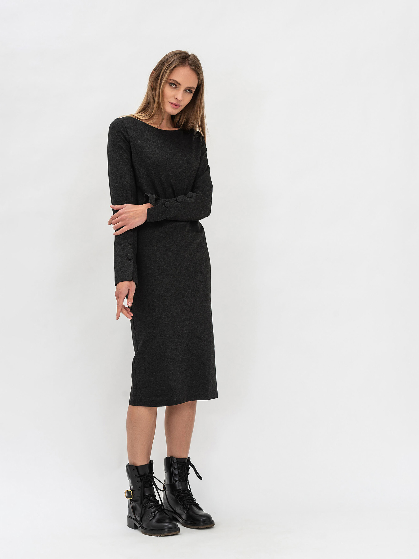 Платья Lesia модель GreyTerni4WMNSDRSSLS Фото