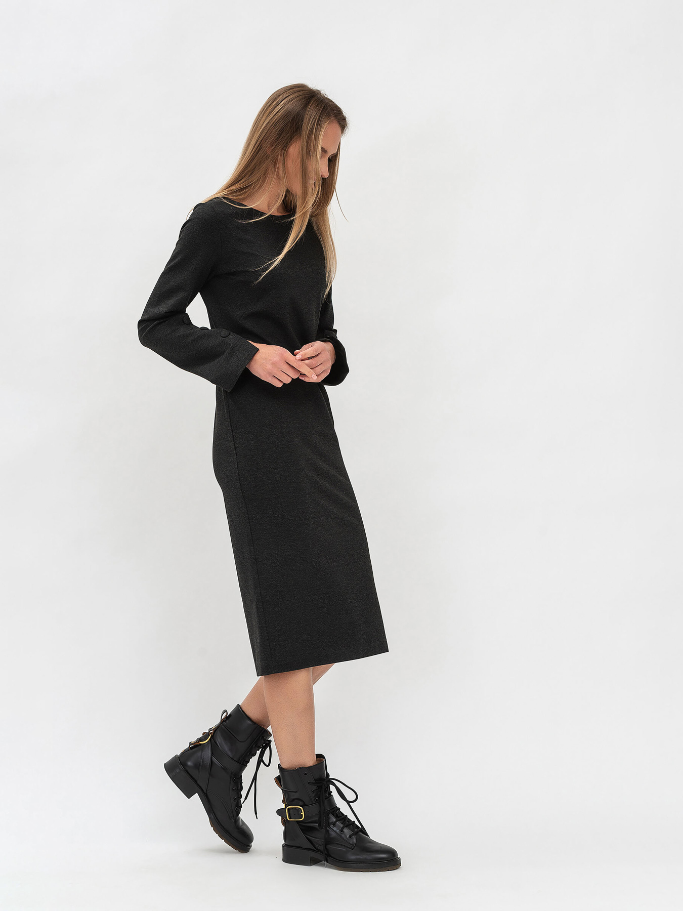 Платья Lesia модель GreyTerni4WMNSDRSSLS Фото