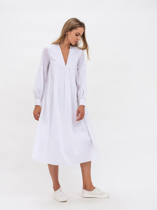Платья Lesia модель WhiteAmeyaWMNSDRSSLS Фото