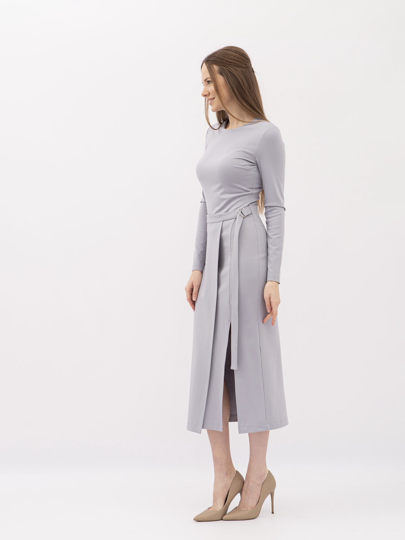 Платья Lesia модель Rennaya01GreyWMNSDRSSLS Фото