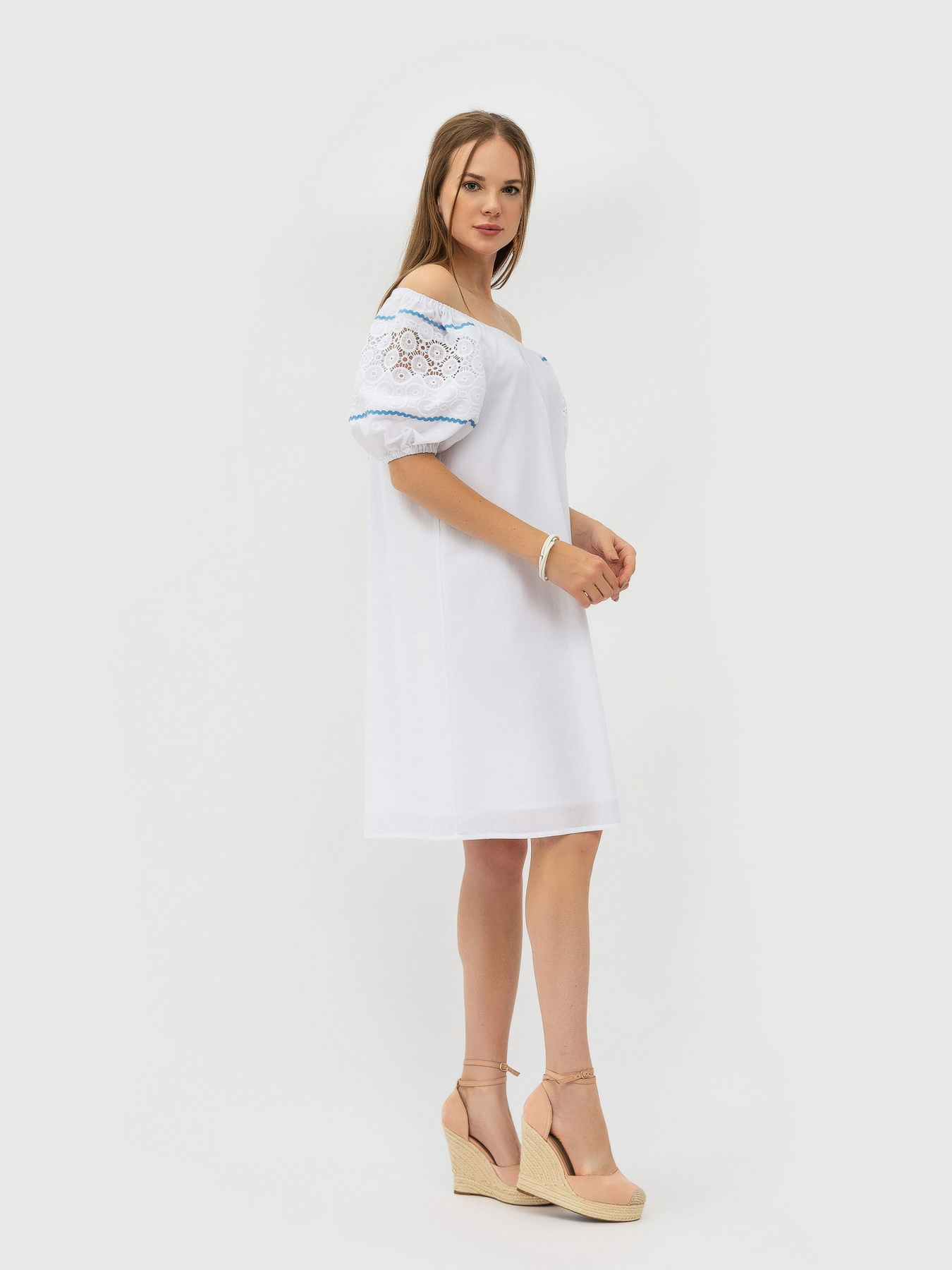 Платья Lesia модель WhiteVirineyaWMNSDRSSLS Фото