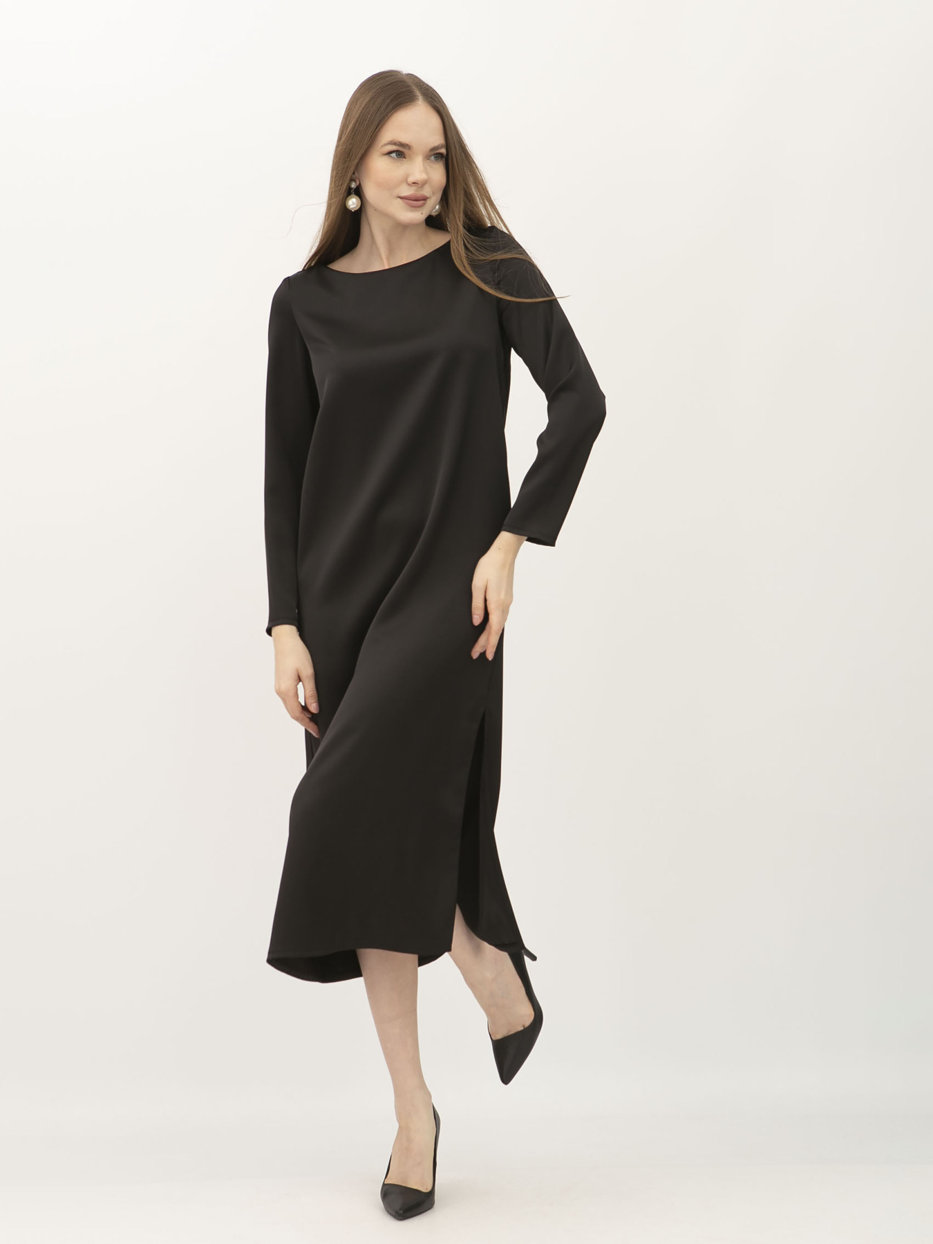 Платья Lesia модель Ameli03BlackWMNSDRSSLS Фото