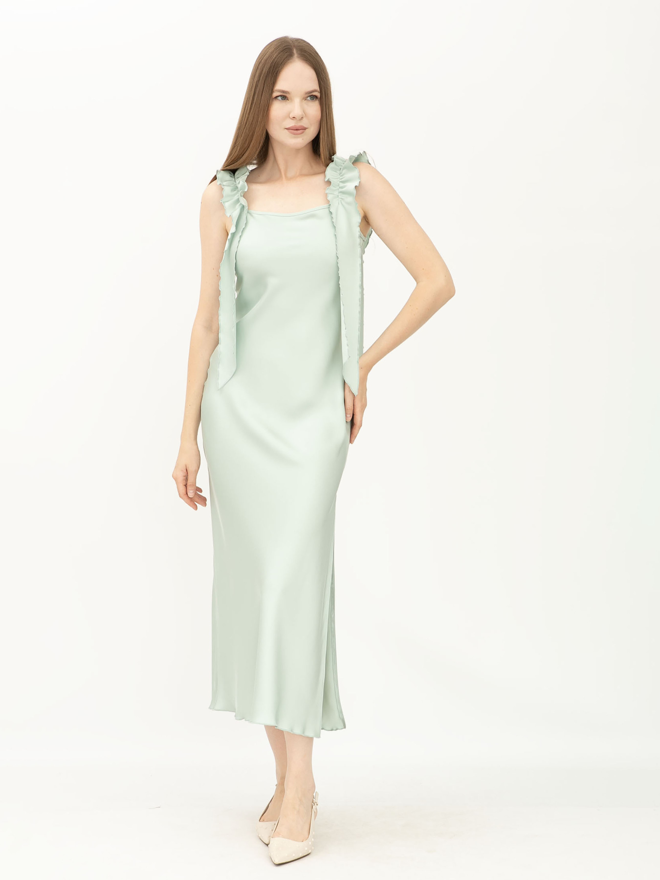 Сукні Lesia модель Rosheni01SaladWMNSDRSSLS Сукні Lesia модель Rosheni01SaladWMNSDRSSLS Фото