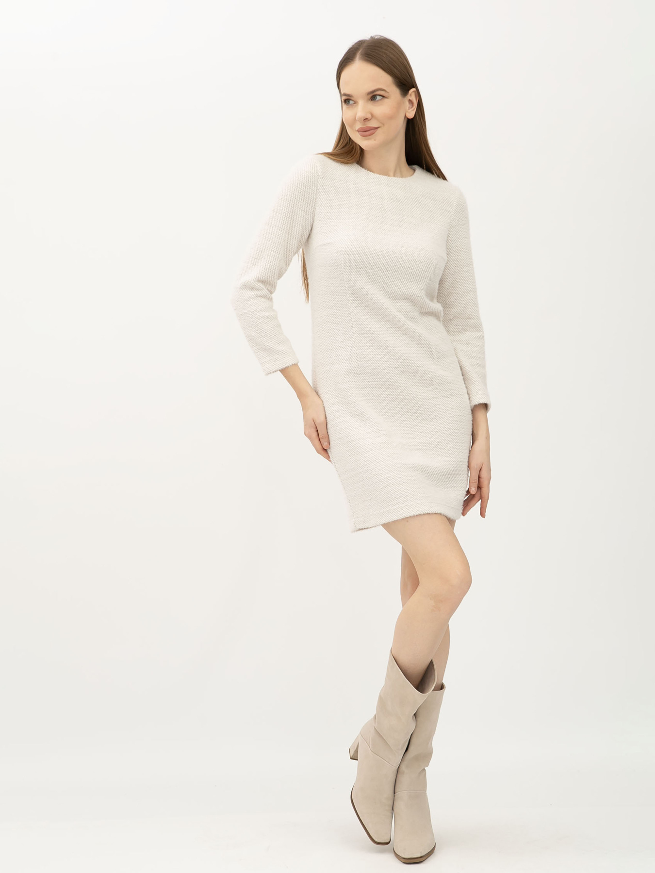 Платья Lesia модель Zahra01BeigeWMNSDRSSLS Фото