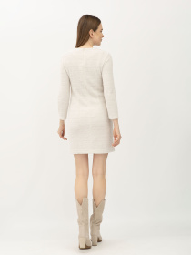 Платья Lesia модель Zahra01BeigeWMNSDRSSLS Фото