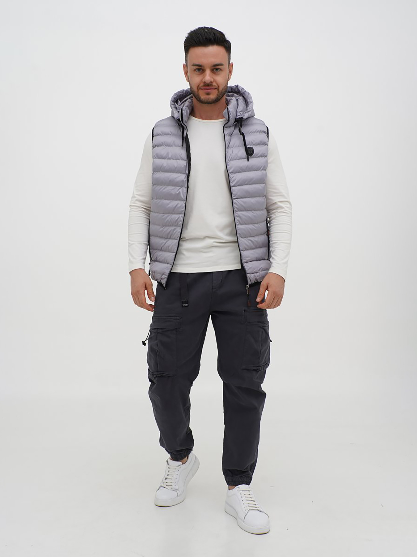 Куртки та дублянки Trend Collection модель TC12738LightGreyZHLTDMMN Фото