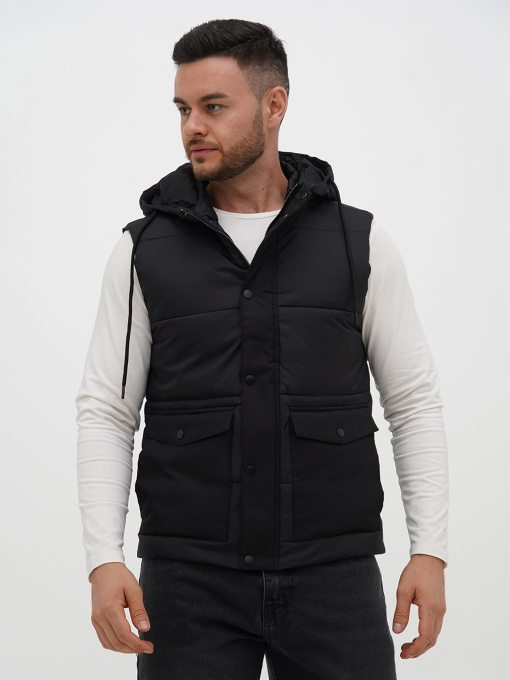Куртки и дубленки Trend Collection модель TC12699BlackZHLTDMMN Фото