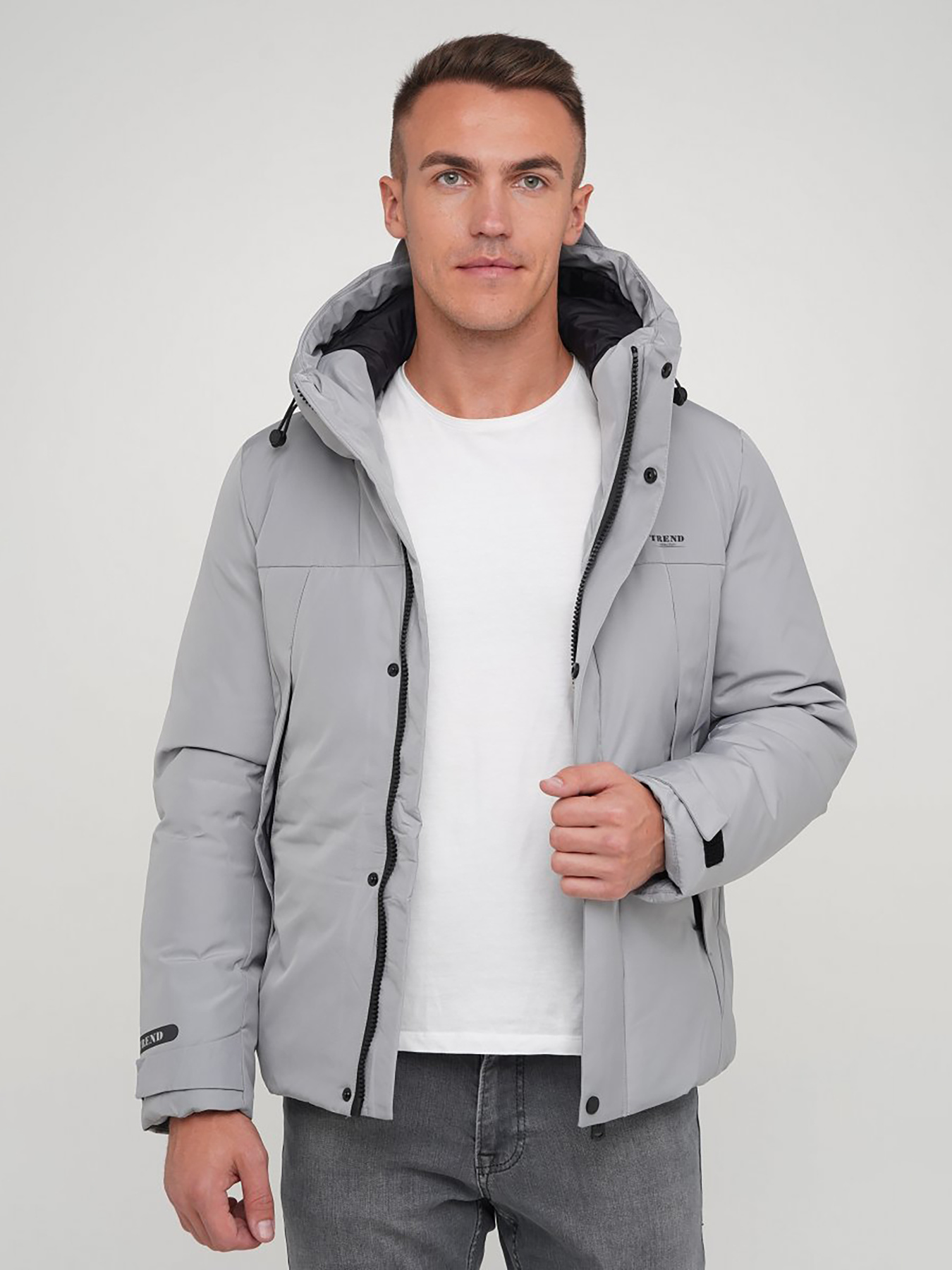 Куртки и дубленки Trend Collection модель TC5386GreyMNKRTKDMSZN Куртки и дубленки Trend Collection модель TC5386GreyMNKRTKDMSZN Фото