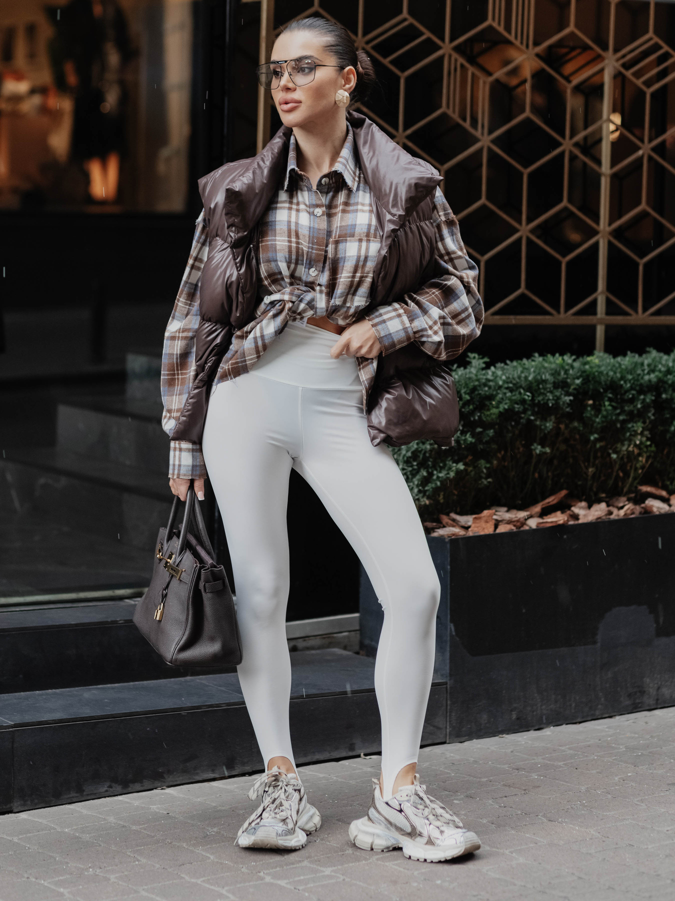 Брюки Jadone Fashion модель Legins_Sheim_bile Фото