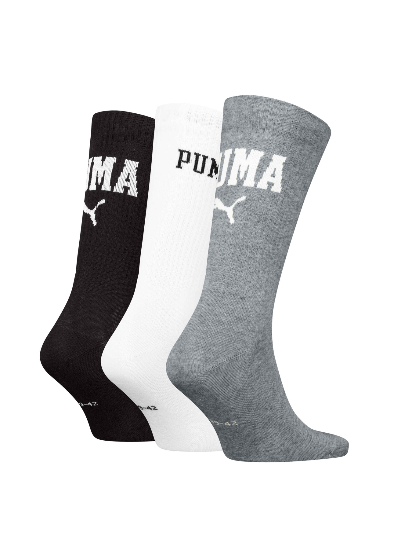 Шкарпетки та гольфи PUMA Unisex Logo Crew 3p модель 938632 Фото